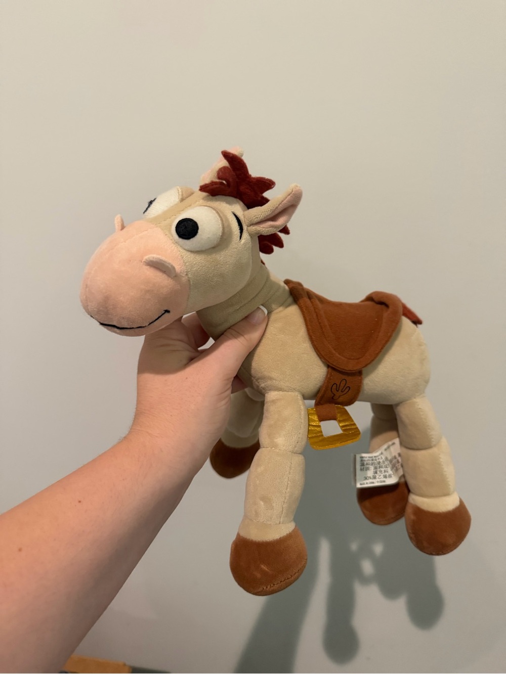 Disney Parks Toy Story “BULLSEYE” Plush Pixar Poseable Jointed Legs Bendable 10”